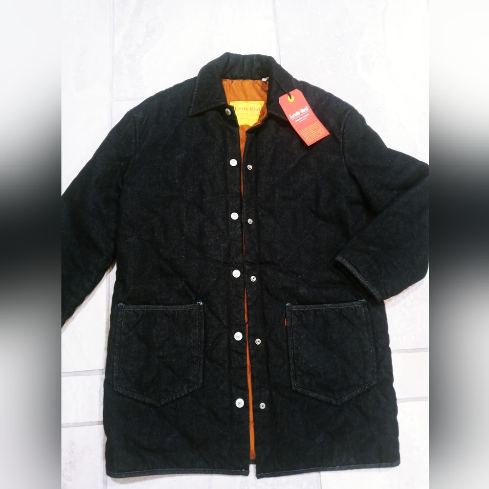 Mens Levis Red Positively Superior Reversible Jacket size XS